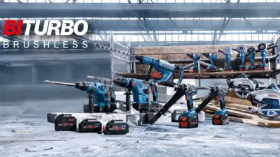 最大出力1800W※ を可能にする“BITURBO（倍ターボ）”テクノロジー搭載の新ラインナップがボッシュより続々登場！