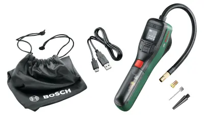 ポータブルで携帯性バツグンの空気入れ、ボッシュコードレスエアポンプ「EasyPump」新発売