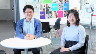 ▲横浜で勤務するクロスドメイン コンピューティング ソリューション事業部の若手社員 