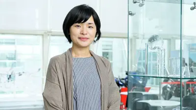 ▲ XC事業部コックピットテクノロジー部門のマネージャー酒井 