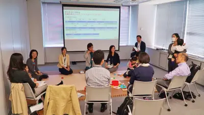 育休者向け懇談会の様子