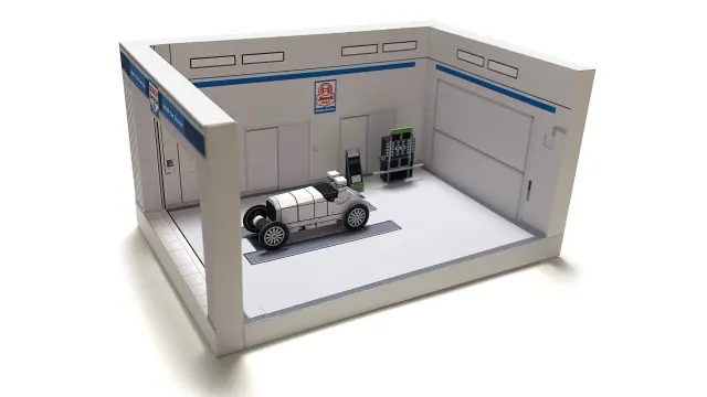 ボッシュ カーサービス ペーパークラフト